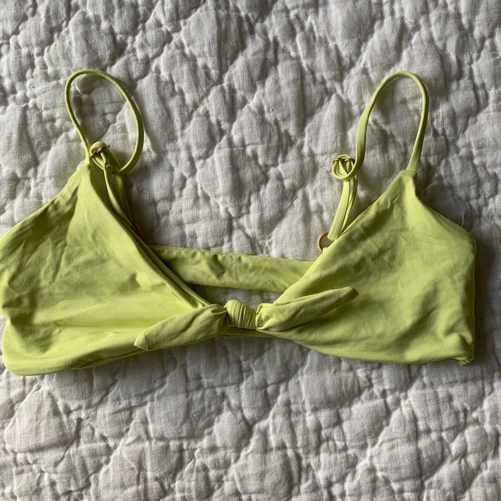 Vitamin A Yellow Bikini Top